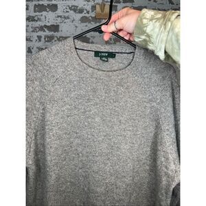 J. Crew | women brown 100% lambs wool crewneck sweater